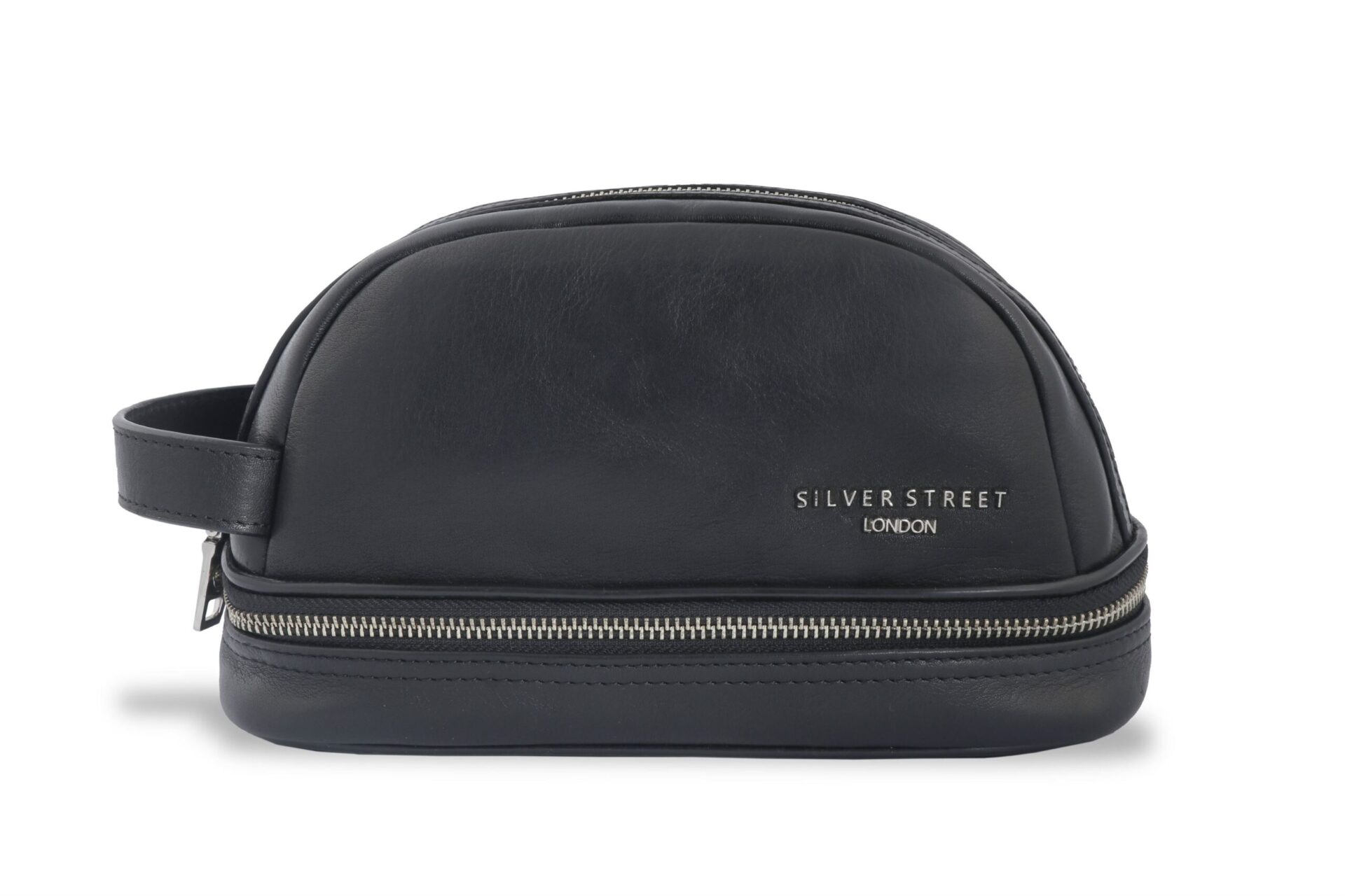 Dubbin Black Wash Bag- Silver Street London