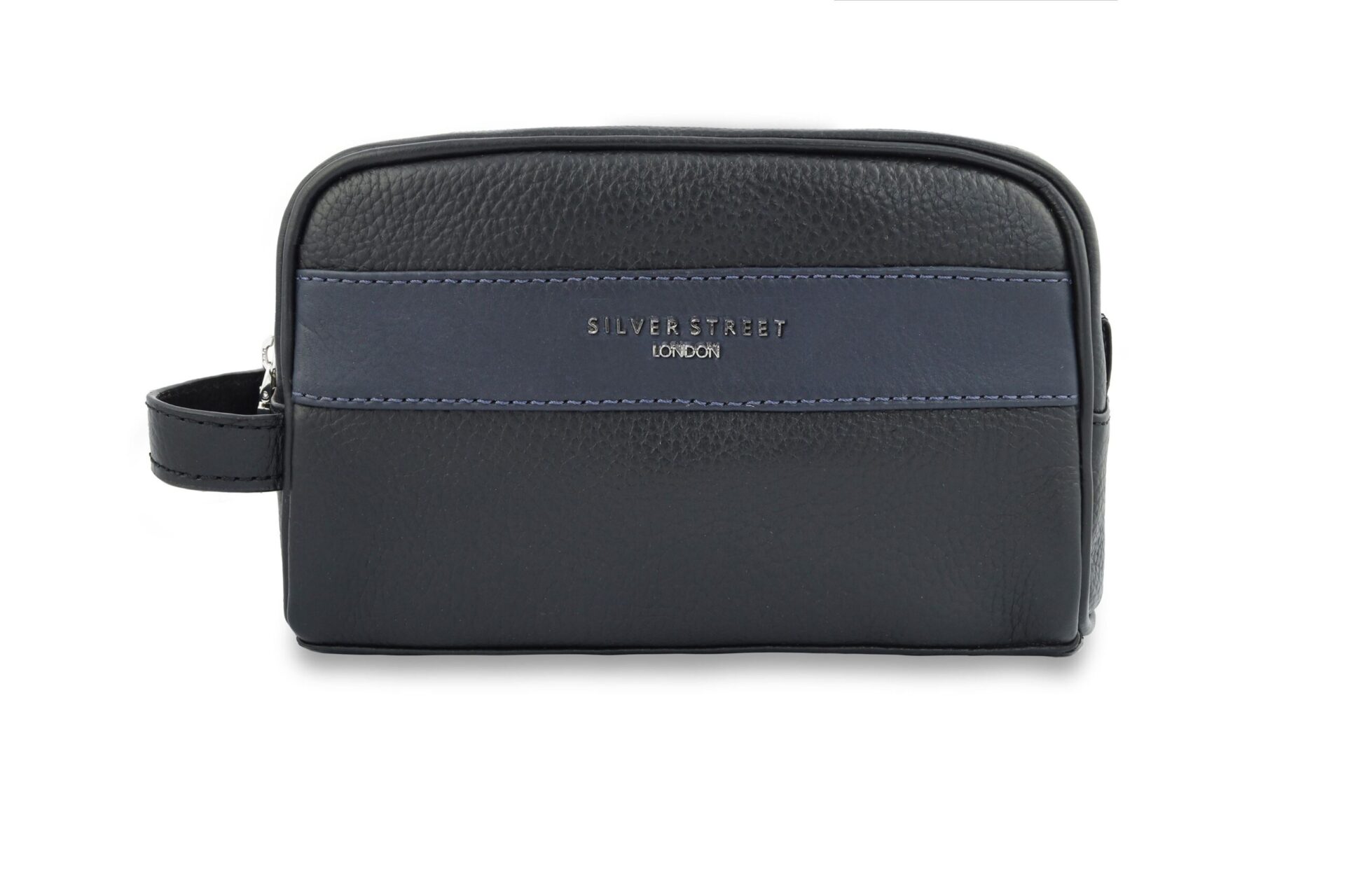 Walter Black Wash Bag- Silver Street London