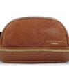 Dubbin Tan Leather Toiletry Bags for Men - Silver Street London