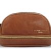 Dubbin Tan Leather Toiletry Bags for Men - Silver Street London