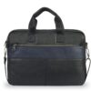 Walter Black Laptop Bag- Silver Street London