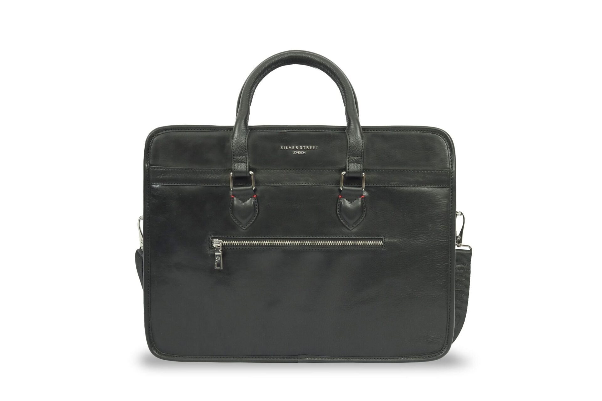 Dubbin Black Portfolio Bag- Silver Street London