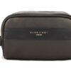Walter Brown Textured Leather Wash Bags
