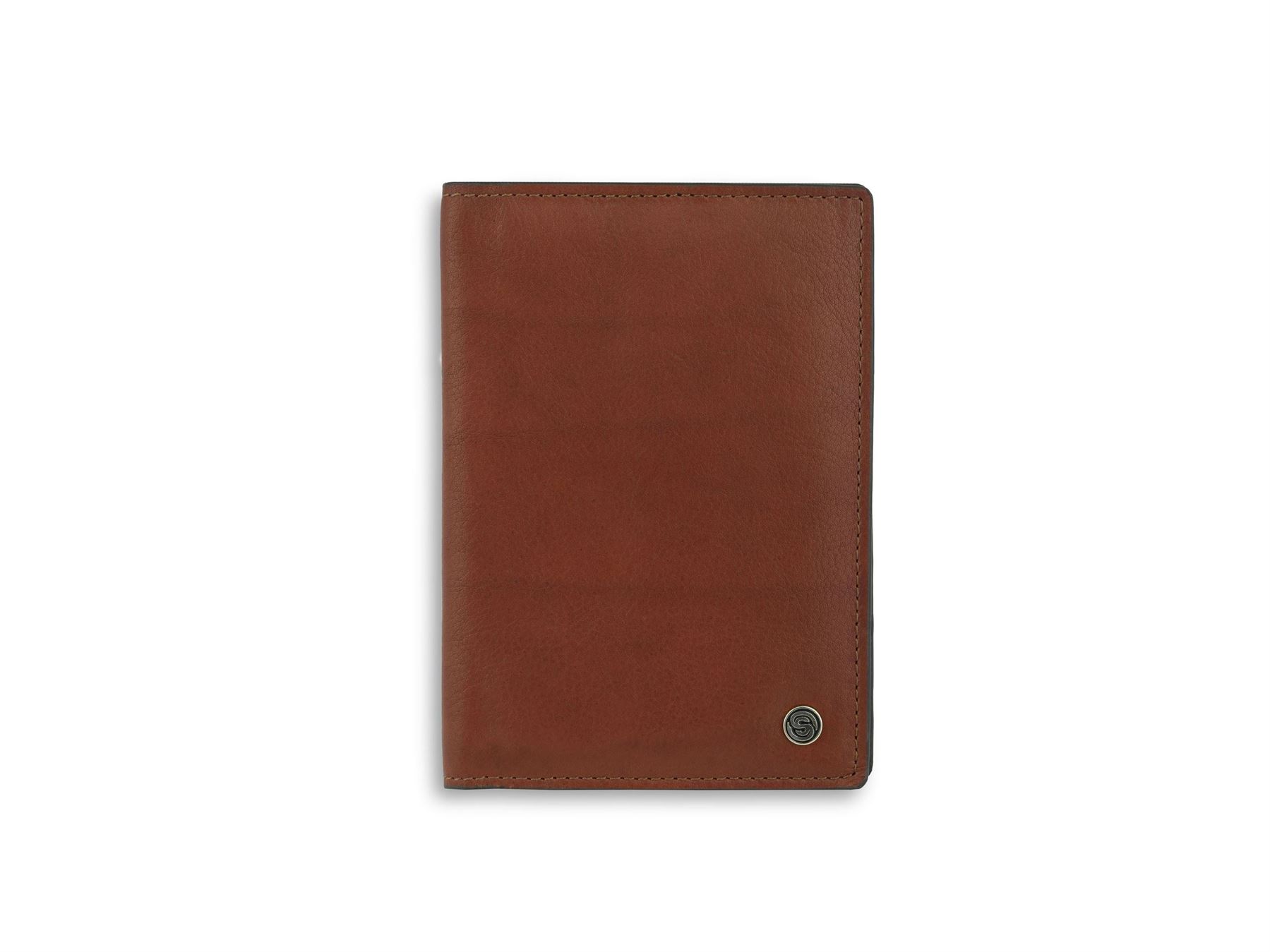 Dubbin Tan Leather Passport Cover