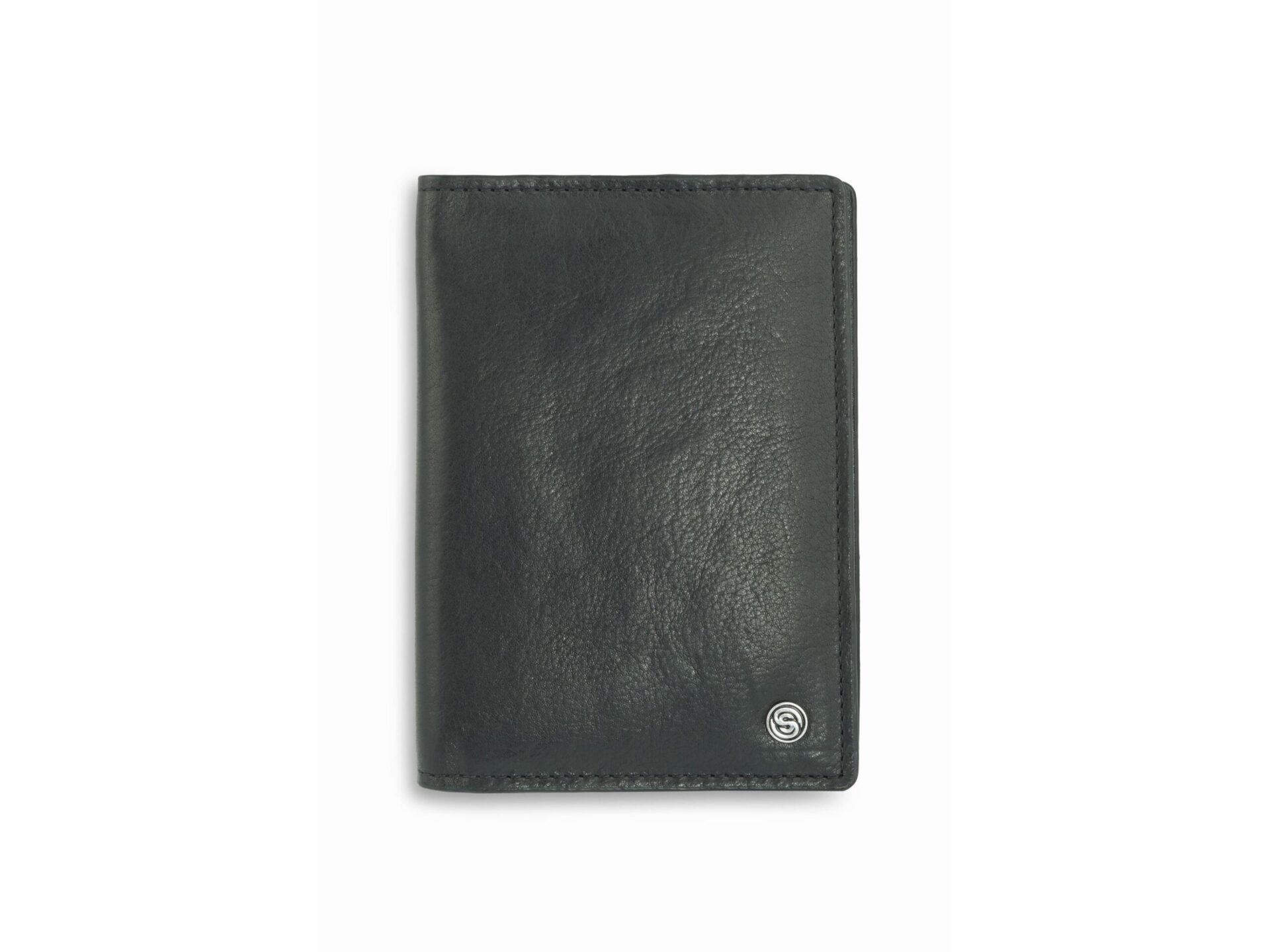 Dubbin Black Passport Cover- Silver Street London