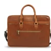 Dubbin Tan Portfolio Bag- Silver Street London