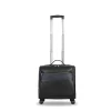 Walter Black Trolley Bag With 360° Degree Rotating Wheels- Silver Street London