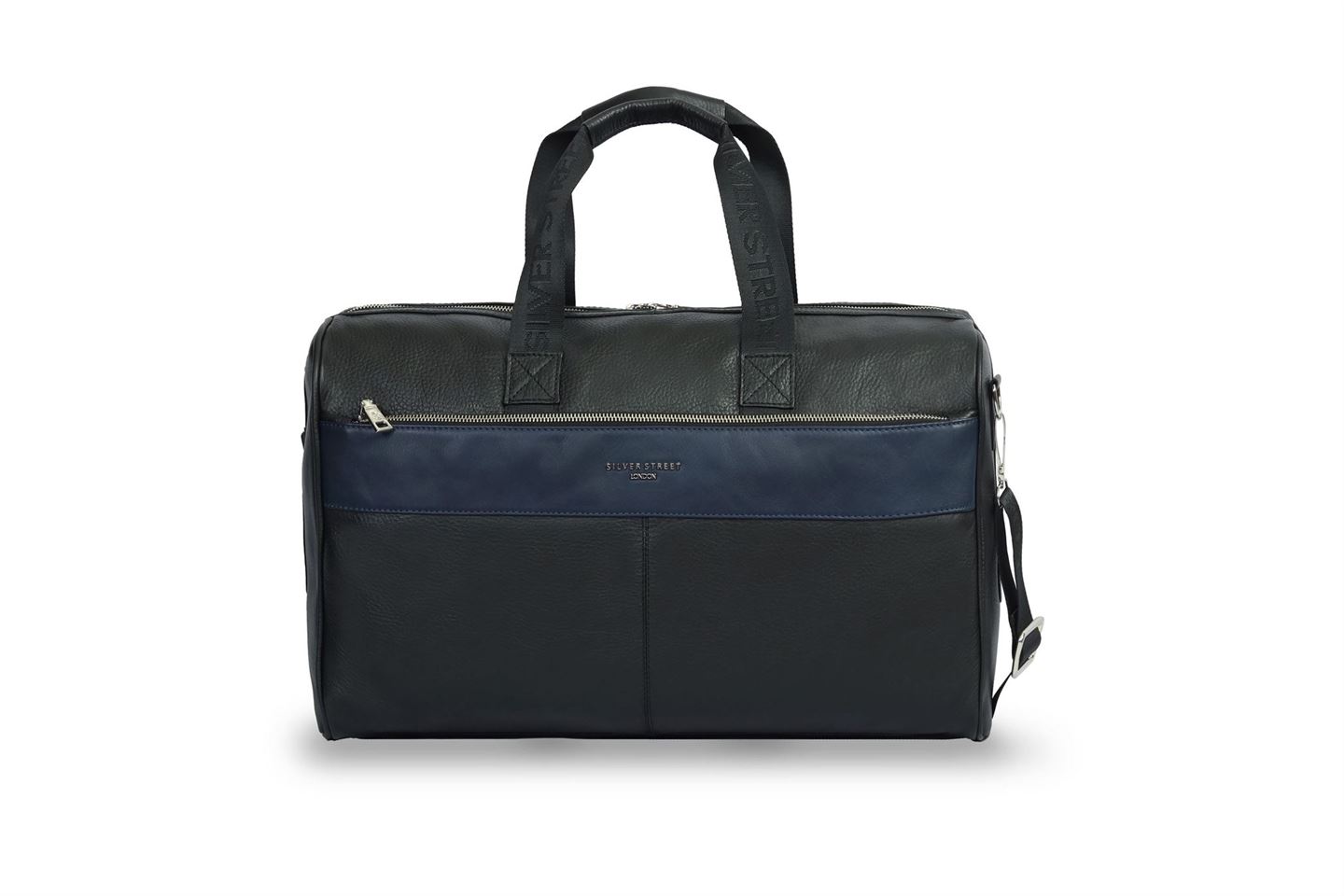 Walter Black Duffle Bag- Silver Street London